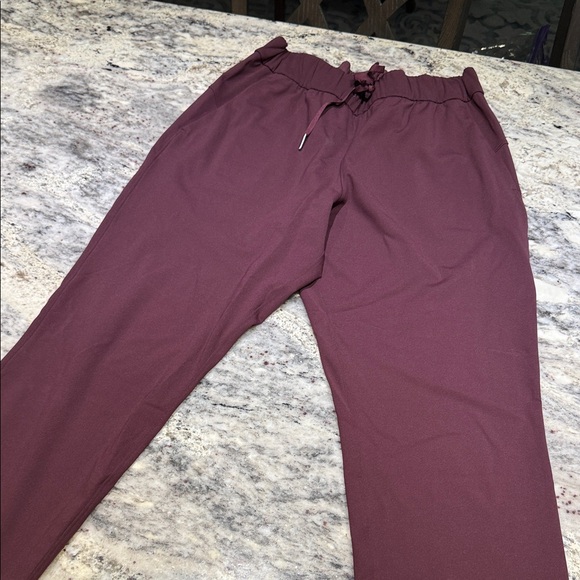 Lululemon Athletica Burgundy Joggers - Picture 5 of 6
